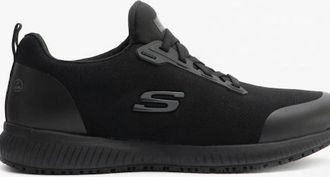 Skechers Mens Skechers Work 200051EC SQUAD - MYTON SR Mens Occupational Trainers Black - Size: 10.5