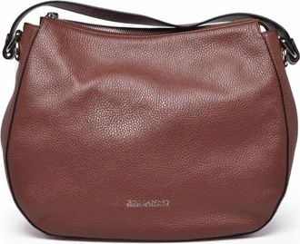 Ermanno Scervino Tassen, Dames, Bruin, ONE Size, Leer, Delizia Hobo