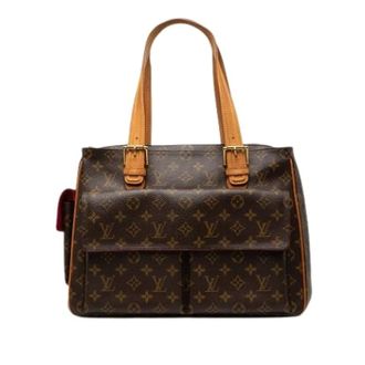 Louis Vuitton Pre-owned Multipli-Cite Tote Bag - Dames - Pre-owned - Bruin - Maat: ONE Size Zijde