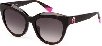 Furla SFU780 0752 Womens Sunglasses Tortoiseshell Size 54