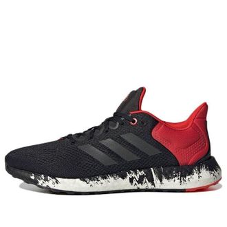 adidas PureBoost 21 Black Vivid Red GV7702