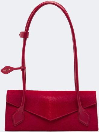 Alaia Ala&iuml;a Le Teckel Small calf hair shoulder bag