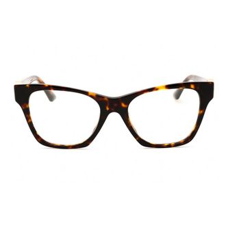 Versace VE3341U108 Tortoiseshell Geometric Full Rim Eyeglasses - Brown