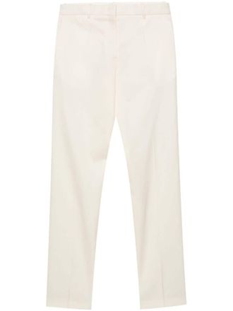 Jil Sander pressed-crease straight-leg trousers - Neutrals