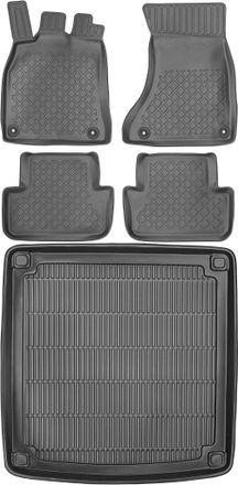 OEM Juego De Alfombrillas Para Coche Y Maletero Para Audi A4 B8 Kombi (2007-2015)