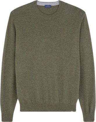 Paul & Shark Rondgebreide trui - Heren - Ronde hals truien - Groen - S - Truien & Vesten