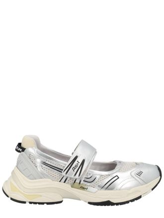 Ash Rolls Polyurethane Metallic Silver Sneakers