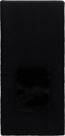 Moorer Scarfpoket-Cws - - Accessories - Donna - Nero - ONE SIZE