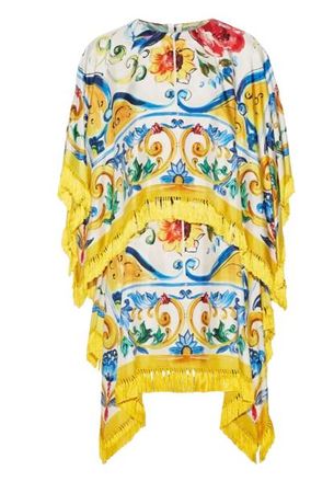 Dolce & Gabbana Dolce & Gabanna Majolica Midi Dress Size XXS