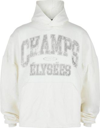 Balenciaga Champs-&Eacute;lys&eacute;es Logo Pullover Hoodie