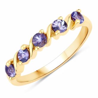 Rafaela Donata Womens Khushi Female Sterling Silver Ring - Gold - Size S