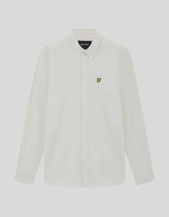 Lyle & Scott Lyle And Scott Mens Cotton Button Down Oxford Shirt - White - Size: 42/Regular