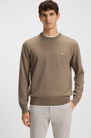 HUGO BOSS Strickpullover »Kanovano« mit Rundhalsausschnitt