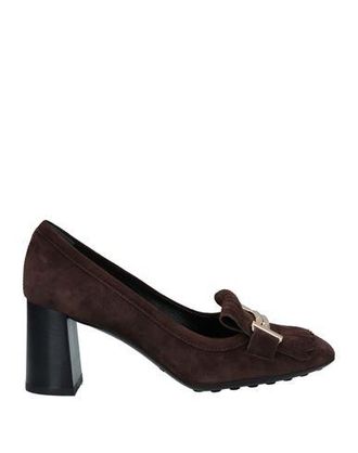 パンプス TODS Women Shoes XXW63L0JE20SMXS410 Brown Woman BROWN Mules in Leather XXW79A0JG00SMX42S410 | Tods