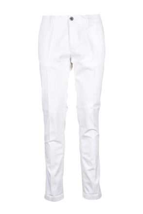 Mason's Stretch Chino Trousers - White