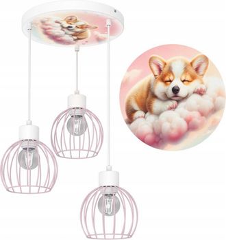 OEM L&aacute;mpara De Techo Infantil Colgante Perro Led L&aacute;mpara Polaca E27 L&aacute;mpara Polaca