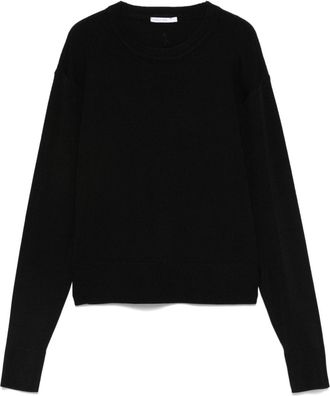 Patrizia Pepe crew-neck sweater - Black