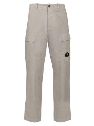 C.P. Company Stretch Cotton Cargo Pants With Logo Detail