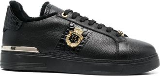 Billionaire Boys Club Zwarte Lo-Top Casual Sneakers - Heren - Sneakers - Zwart - 45 EU - Leer - Schoenen