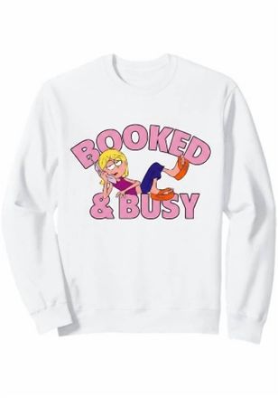 Happy Hour Womens Busy Lizzie Sweatshirt In White