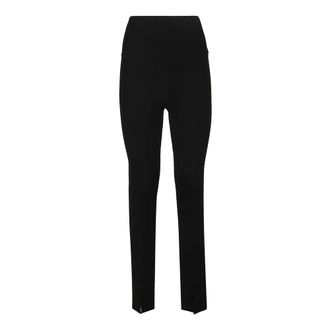 Victoria Beckham Split Front Leggings - Dames - Leggings - Zwart - XS - Broeken