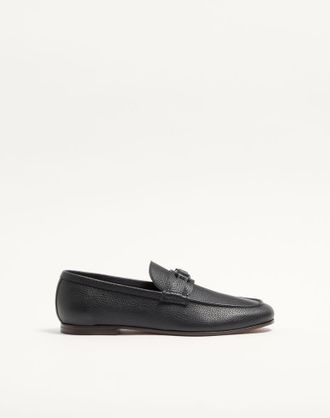 Valentino Garavani VLogo Signature deer leather loafer
