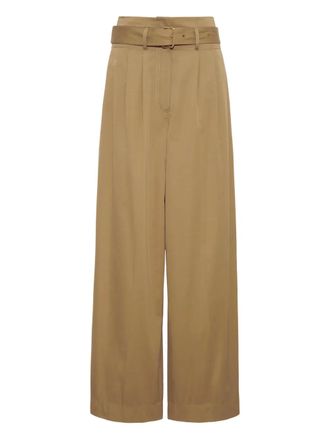 Adam Lippes Broek met wijde pijpen - Beige
