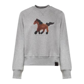 Stella McCartney Dames, Sweatshirts & Hoodies, Grijs, Maat: L