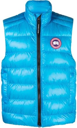 Canada Goose Crofton sleeveless gilet - men - Feather Down/Polyamide/Polyamide - M - Blue