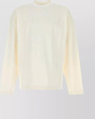 Jil Sander cotton logo-print long-sleeve t-shirt