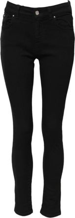Dolce & Gabbana Skinny Denim Jeans - Dames - Skinny Jeans - Zwart - XS - Denim - Jeans