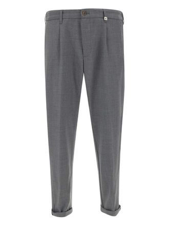 Myths pleated turn-up trousers - Grey