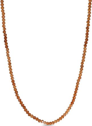 Jewelmak 14K Yellow Garnet Necklace
