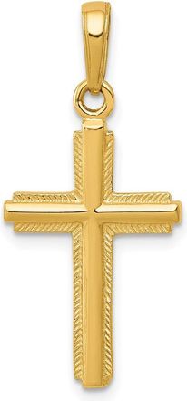 Diamond2Deal 10k Yellow Gold Cross Pendant