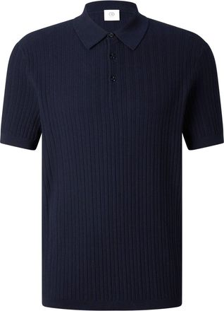 Bogner Tobias knitted polo shirt for men - Navy blue - XXL
