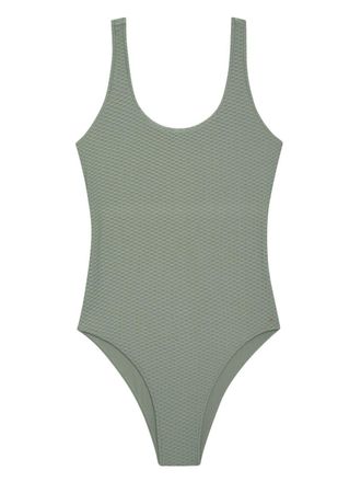 Anine Bing Body Jace con scollo ampio - Verde