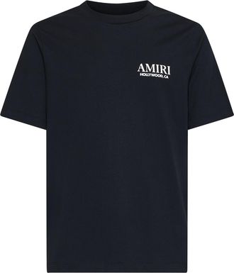 Amiri Logo Printed Crewneck T-shirt