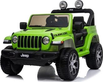 Jeep Rubicon, Luces Led Para Coche, Mp3, Control Remoto, 4x4, Color Verde
