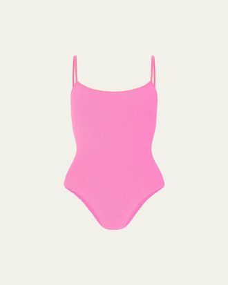 Hunza G Pamela Crinkle One-Piece Swimsuit