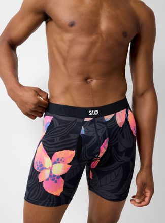 Saxx Mens 6 colourful leaf boxer brief VIBE XTRA