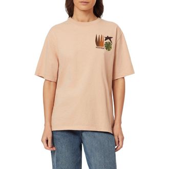 Scotch & Soda Modern Cotton Graphic T-Shirt in Rose Dust at Nordstrom, Size X-Small