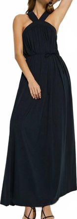 Nation Ltd Brielle Halter Dress In Night Sky