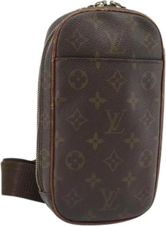 Louis Vuitton Pre-owned Pochette Gange Schoudertas - Dames - Vintage Schoudertas - Bruin - ONE Size - Leer - Vintage