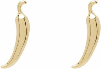 Alemais High Roller Chilli Studs In Gold