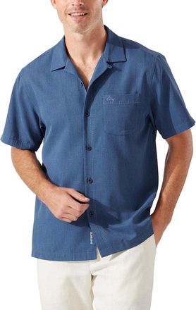 Tommy Bahama Coastal Breeze Check Silk-Blend Shirt