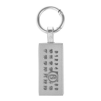 Maison Margiela Numeriek Kunstwerk Sleutelhanger - unisex - Sleutelhangers & Tashangers - Grijs - ONE Size - Accessoires