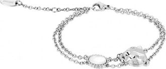 Just Cavalli Womens JCBR01392100 Ladies Bracelet - Silver Stainless Steel - One Size