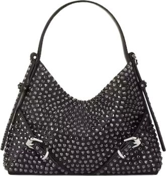 Givenchy Shoulder Bags, female, Black, Size: ONE SIZE Nano Voyou Bag