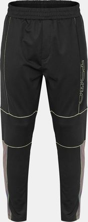 HUGO BOSS Hugo Mens Solid Patterned Dalluminio Joggers in Black - Size X-Small