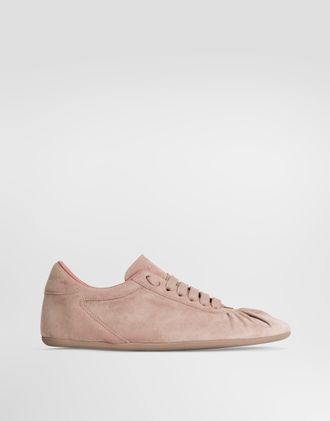 Dolce & Gabbana Ballet Sneakers In Split Calfskin - Woman Sneakers 36.5